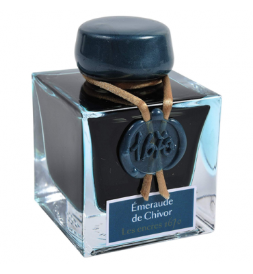 Tinta Para Caneta Tinteiro Herbin 1670 50ml Émeraude de Chivor