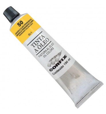 Tinta a Óleo Corfix 190ml 050 Amarelo Claro Permanente G1