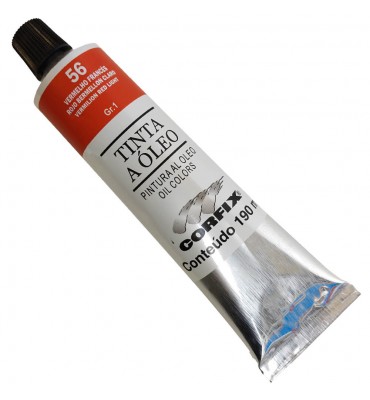 Tinta a Óleo Corfix 190ml 056 Vermelho Francês G1