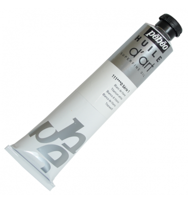 Tinta a Óleo Pebeo Huile D'Art 111 Branco Titânio 80ml