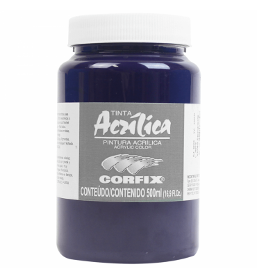 Tinta Acrílica Corfix 500ml 81 G.2 Violeta Permanente