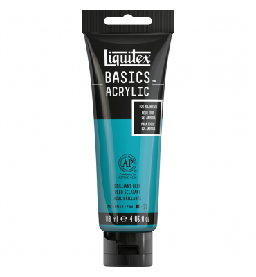 Tinta Acrílica Liquitex Basics 570 Brilliant Blue 118ml