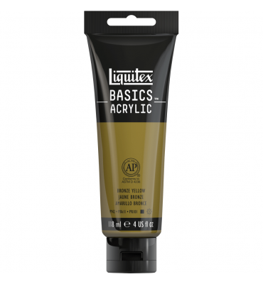 Tinta Acrílica Liquitex Basics 530 Bronze Yellow 118ml