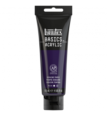 Tinta Acrílica Liquitex Basics 186 Dioxazine Purple 118ml 