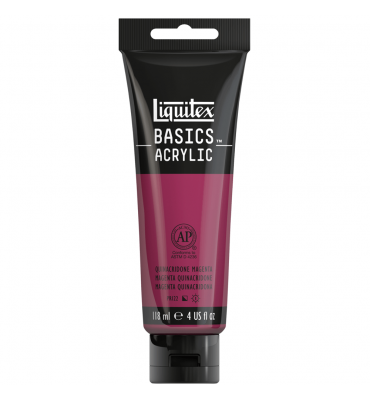 Tinta Acrílica Liquitex Basics 114 Magento Quinacridone 118ml