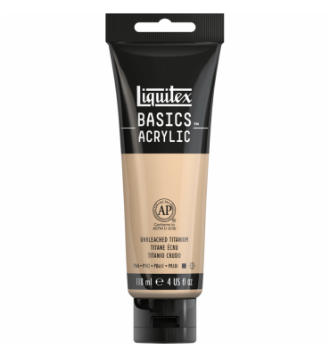 Tinta Acrílica Liquitex Basics 434 Unbleached Titanium 118ml