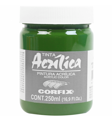 Tinta Acrílica Corfix 250ml 111 Verde Oliva G1