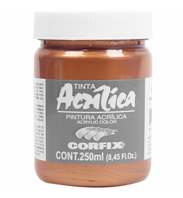 Tinta Acrílica Corfix 250ml 142 Cobre Iridescente