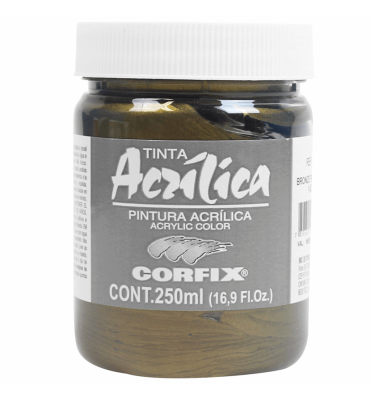 Tinta Acrílica Corfix 250ml 143 Bronze Iridescente