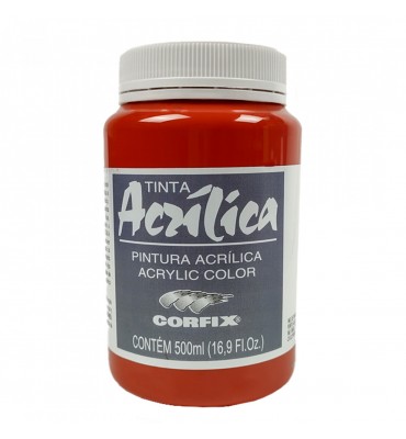 Tinta Acrílica Corfix 500ml 58 Laca Gerânio G1
