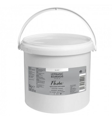 Tinta Acrílica Flashe Lefranc & Bourgeois 5kg S1 022 White