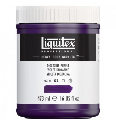 Tinta Acrílica Heavy Body 473ml Dioxazine Purple 186 Liquitex