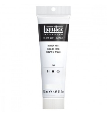 Tinta Acrílica Liquitex Heavy Body S1 432 Titanium White 138ml 