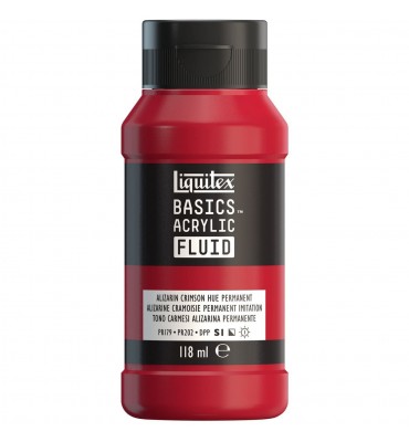Tinta Acrílica Liquitex Basics Fluída 118ml S1 116 Alizarin Crimson Permanent Hue