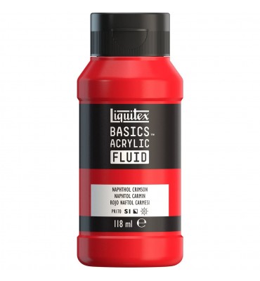 Tinta Acrílica Liquitex Basics Fluída 118ml S1 292 Naphtol Crimson