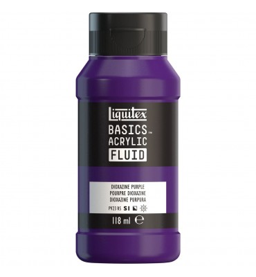 Tinta Acrílica Liquitex Basics Fluída 118ml S1 186 Dioxazine Purple 