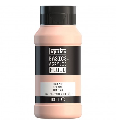 Tinta Acrílica Liquitex Basics Fluída 118ml S1 810 Light Pink