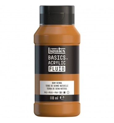 Tinta Acrílica Liquitex Basics Fluída 118ml S1 330 Raw Sienna
