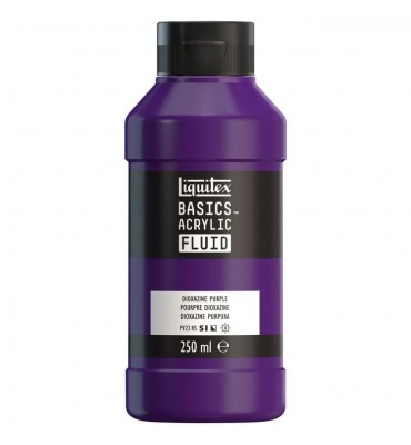 Tinta Acrílica Liquitex Basics Fluída 250ml S1 186 Dioxazine Purple 