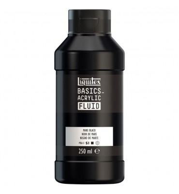 Tinta Acrílica Liquitex Basics Fluída 250ml S1 276 Mars Black