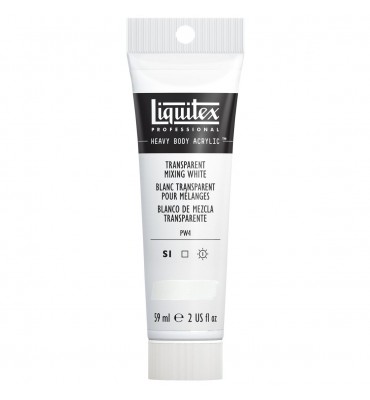 Tinta Acrílica Liquitex Heavy Body S1 430 59ml Transparent Mixing White