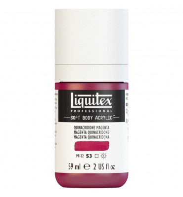 Tinta Acrílica Liquitex Soft Body 59ml Quinacridone Magenta S3 114