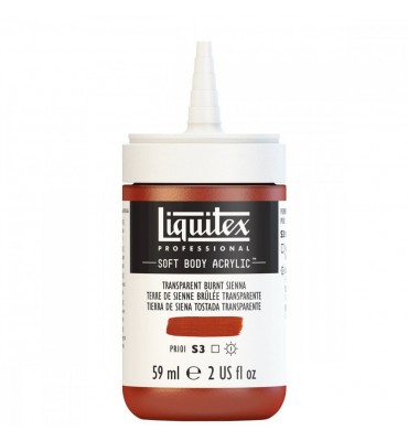 Tinta Acrílica Liquitex Soft Body 59ml Transparent Burnt Sienna S3 129