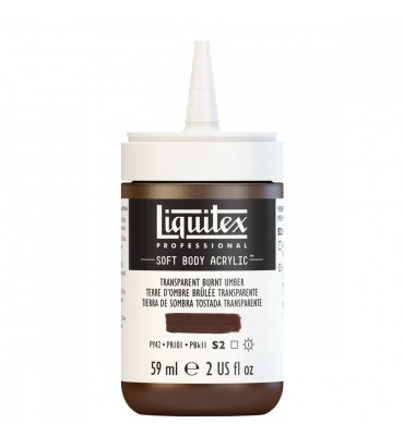 Tinta Acrílica Liquitex Soft Body 59ml Transparent Burnt Umber S2 130 