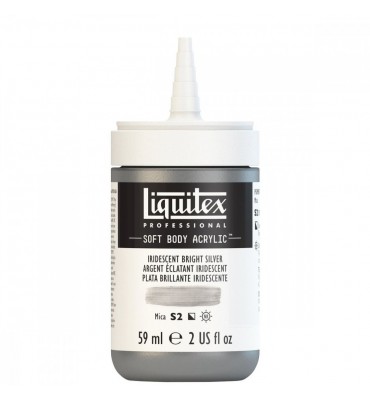 Tinta Acrílica Liquitex Soft Body 59ml Iridescent Bright Silver S2 236