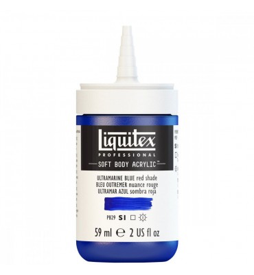 Tinta Acrílica Liquitex Soft Body 59ml Ultramarine Blue Red Shade S1 382