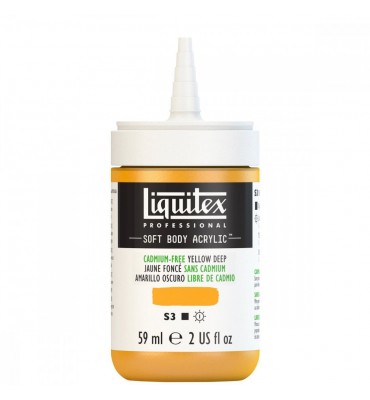 Tinta Acrílica Liquitex Soft Body 59ml Cadmium Free Yellow Deep S3 891