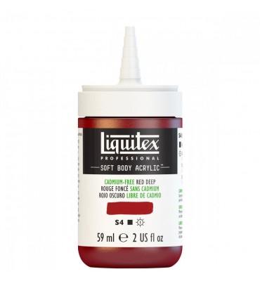 Tinta Acrílica Liquitex Soft Body 59ml Cadmium Free Red Deep S4 895