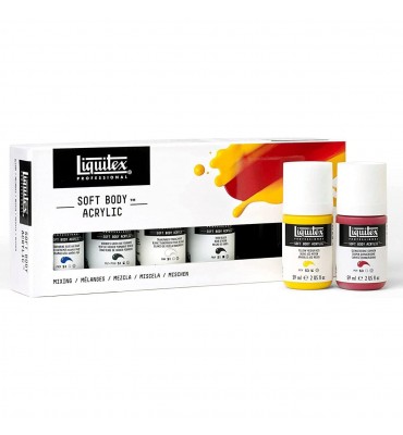 Tinta Acrílica Soft Body 59ml 06 Cores Liquitex
