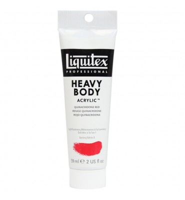 Tinta Acrílica Liquitex Heavy Body S3 112 59ml Quinacridone Red