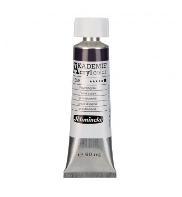 Tinta Acrílica 60ml 658 Payne´s Grey Schmincke Akademie