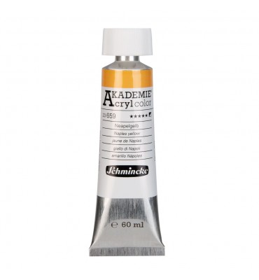 Tinta Acrílica 60ml 659 Naples Yellow Schmincke Akademie