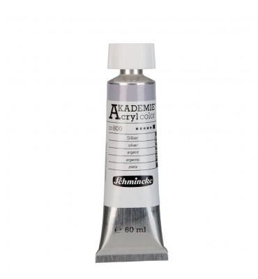 Tinta Acrílica 60ml 800 Silver Schmincke Akademie