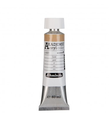 Tinta Acrílica 60ml 801 Gold Schmincke Akademie