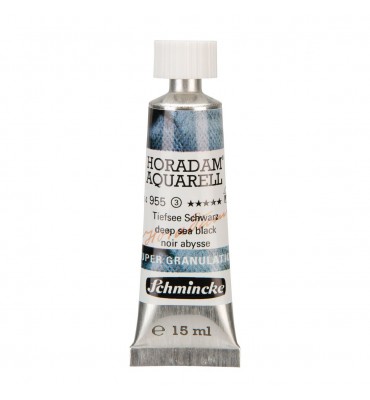 Aquarela Profissional Schmincke Horadam Super Granulation 15ml S3 955 Deep Sea Black 