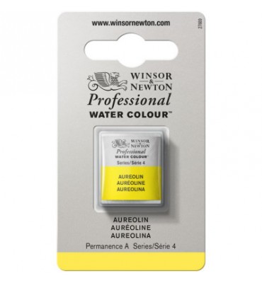 Tinta Aquarela Profissional Winsor & Newton Pastilha S4 016 Aureolin