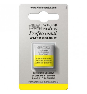 Tinta Aquarela Profissional Winsor & Newton Pastilha S3 025 Bismuth Yellow