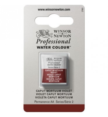 Tinta Aquarela Profissional Winsor & Newton Pastilha S2 125 Caput Mortuum Violet