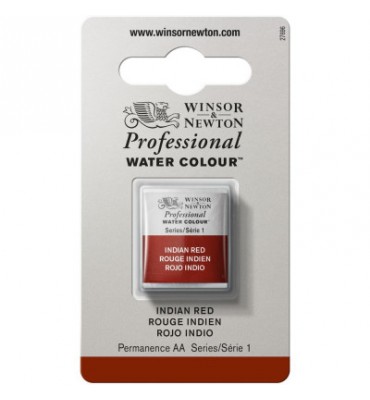 Tinta Aquarela Profissional Winsor & Newton Pastilha S1 317 Indian Red