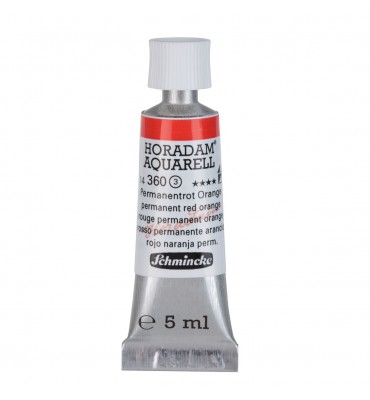 Aquarela Profissional Schmincke Horadam 5ml S3 360 Permanent Red Orange