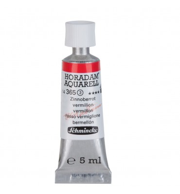 Aquarela Profissional Schmincke Horadam 5ml S3 365 Vermilion