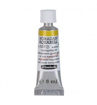 Aquarela Profissional Schmincke Horadam 5ml S3 537 Transparent Green Gold 