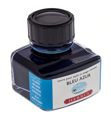 Tinta para Caneta Tinteiro Herbin La Perle des Encres 30ml Bleu Azur