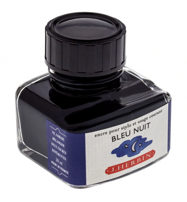 Tinta para Caneta Tinteiro Herbin La Perle des Encres 30ml Bleu Nuit