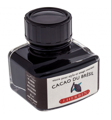 Tinta para Caneta Tinteiro Herbin La Perle des Encres 30ml Cacao Du Brésil
