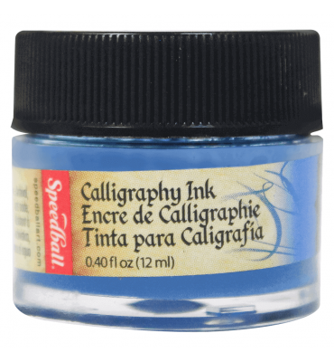 Tinta Para Caligrafia Speedball 12ml Azul 3102
